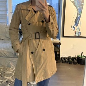 Aquascutum Filled Winter Trench Coat w Blet, Double Breasted,Size Medium (wmns)